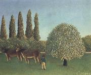 THe Pasture Henri Rousseau